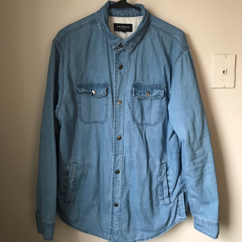 PacSun Workwear Denim Shacket